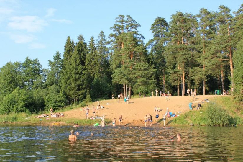 Пляж Сосновый Бор