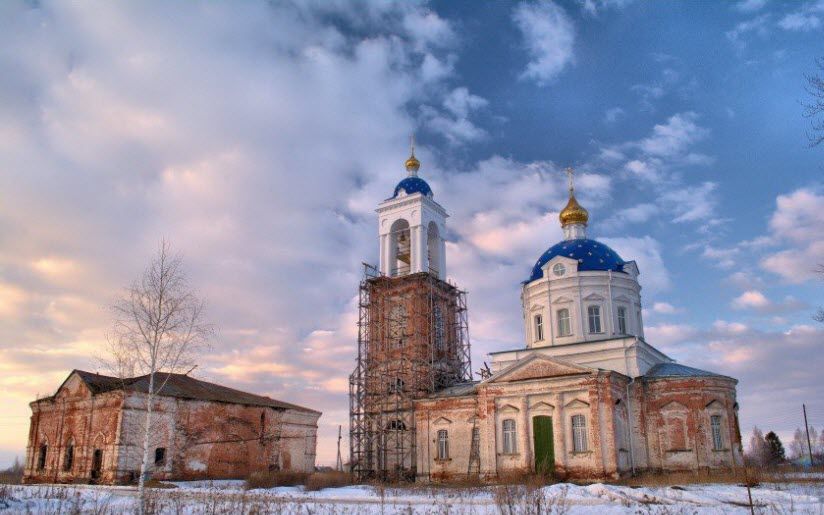 Церковь иконы Божией Матери «Неопалимая Купина» в Бородино