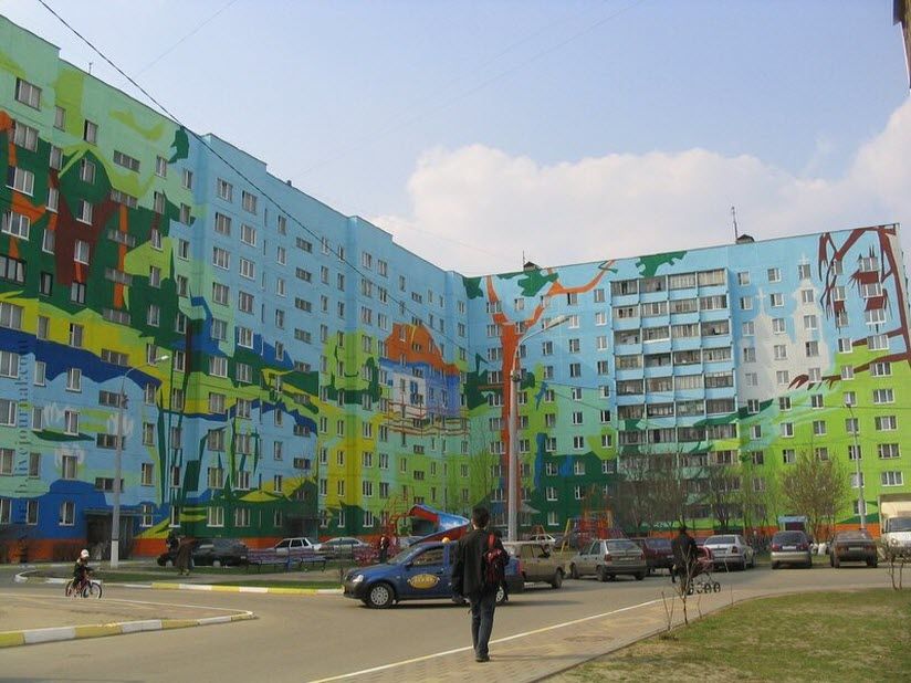 Цветные дома