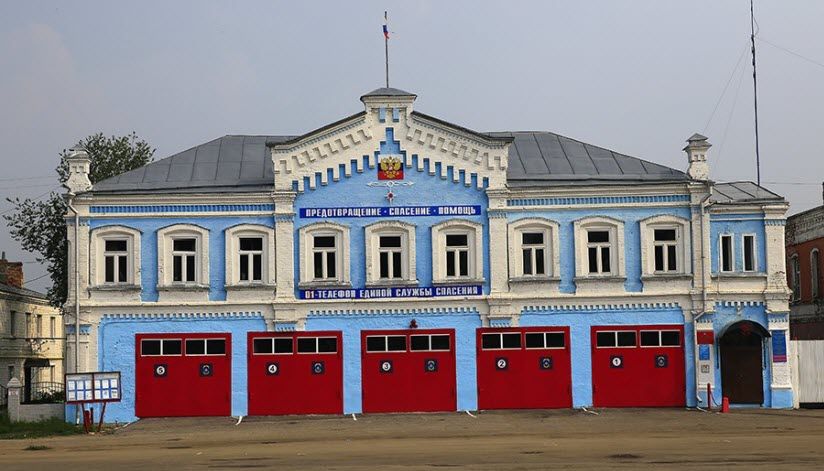 Здание пожарного депо