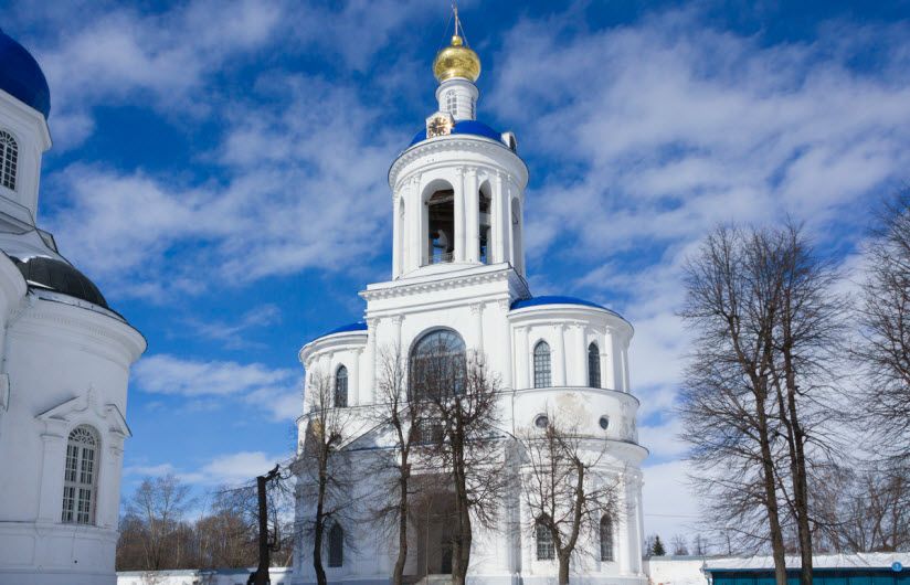 Колокольня Свято-Боголюбского монастыря