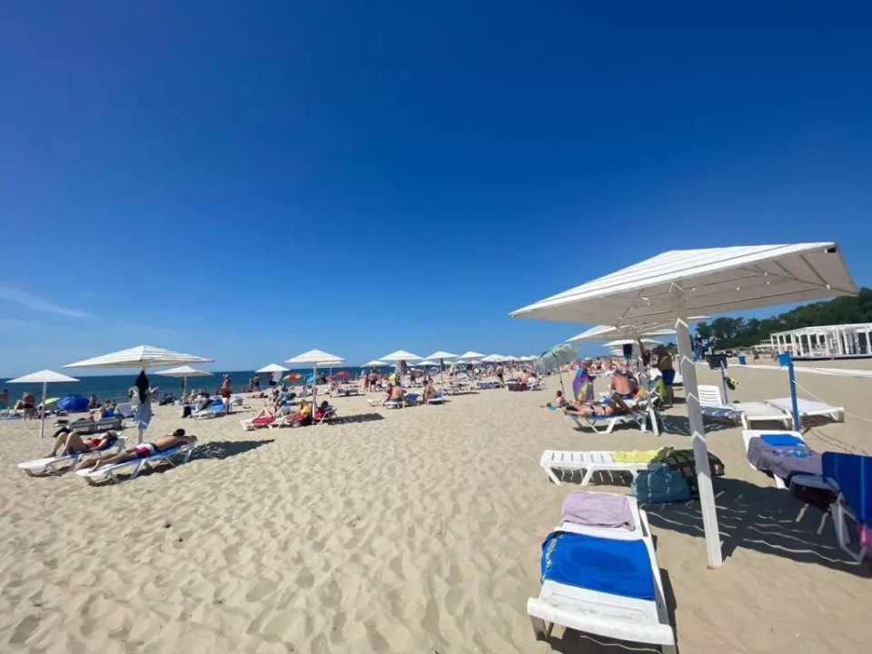 Пляж поселка Коса