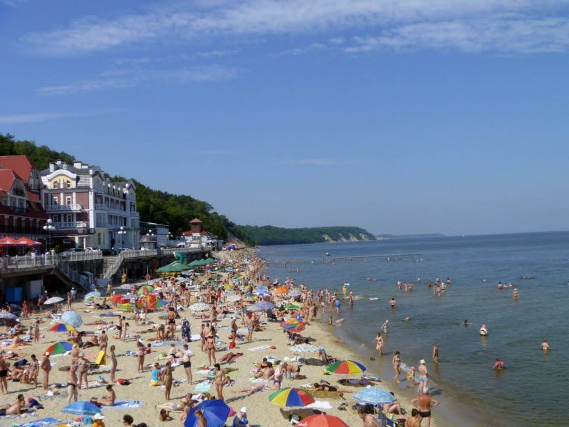 пляжи Светлогорска