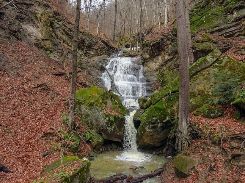 Водопады на реке Кутанка
