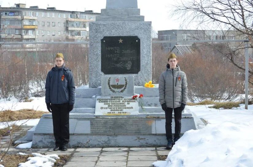 Братская могила погибших воинов