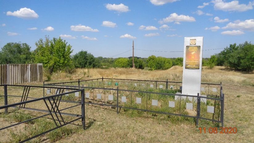 Братская могила советских солдат, павших в Сталинградской битве