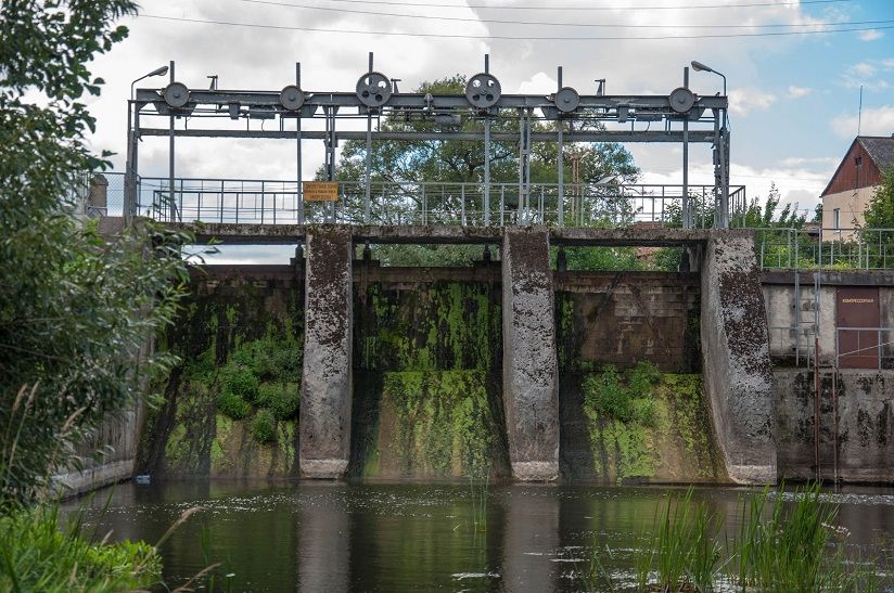 Здание гидроэлектростанции