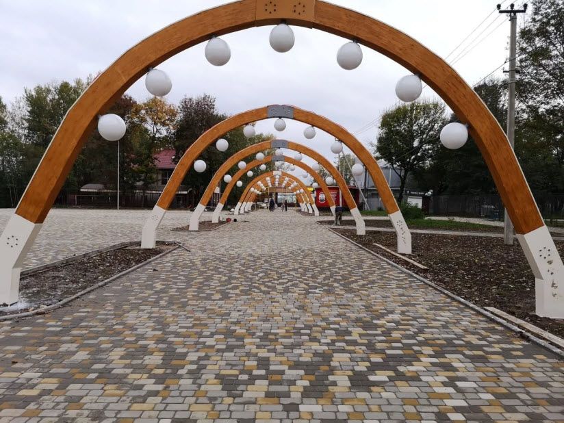 в парке Юность