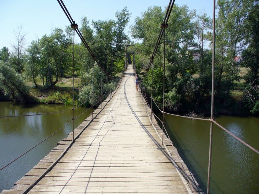 Подвесной мост на Пигарке