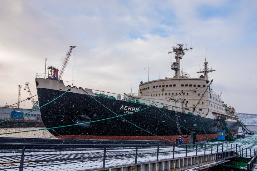 Причал атомного ледокола «Ленин»