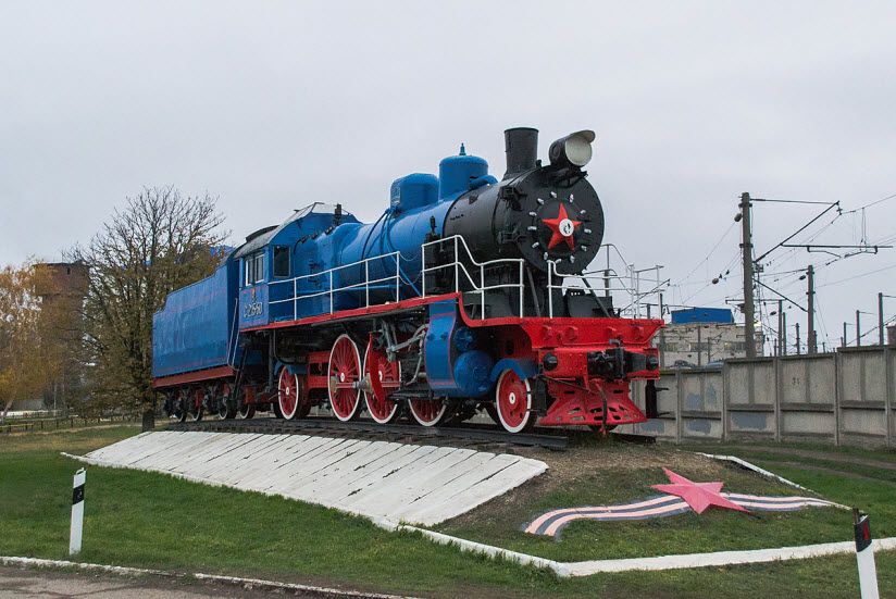Памятник-паровоз