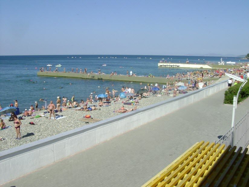 Пляж санатория «Дивноморское»