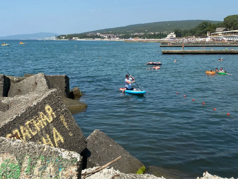 Пляж санатория «Голубая даль»