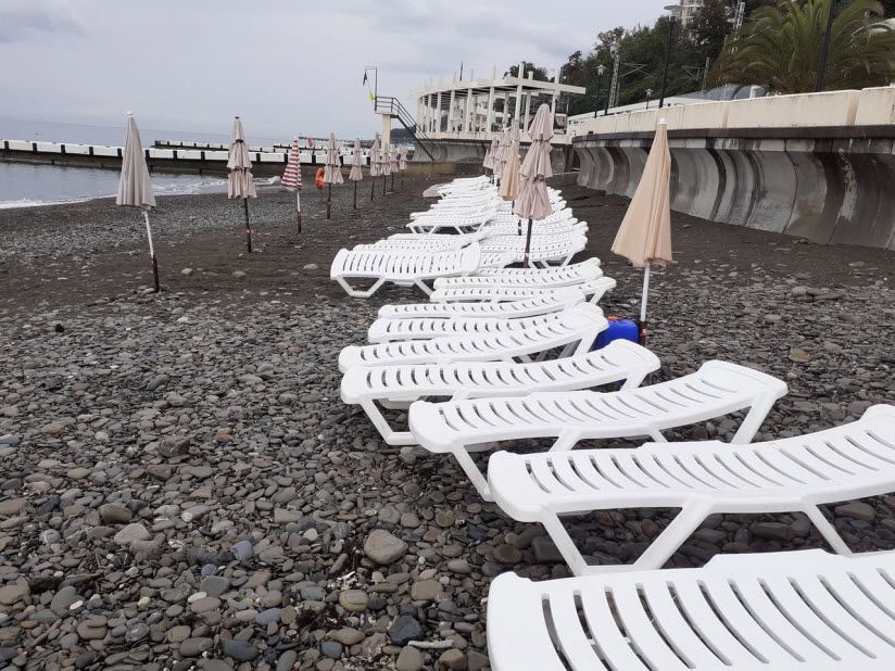 Пляж санатория Зелёная роща