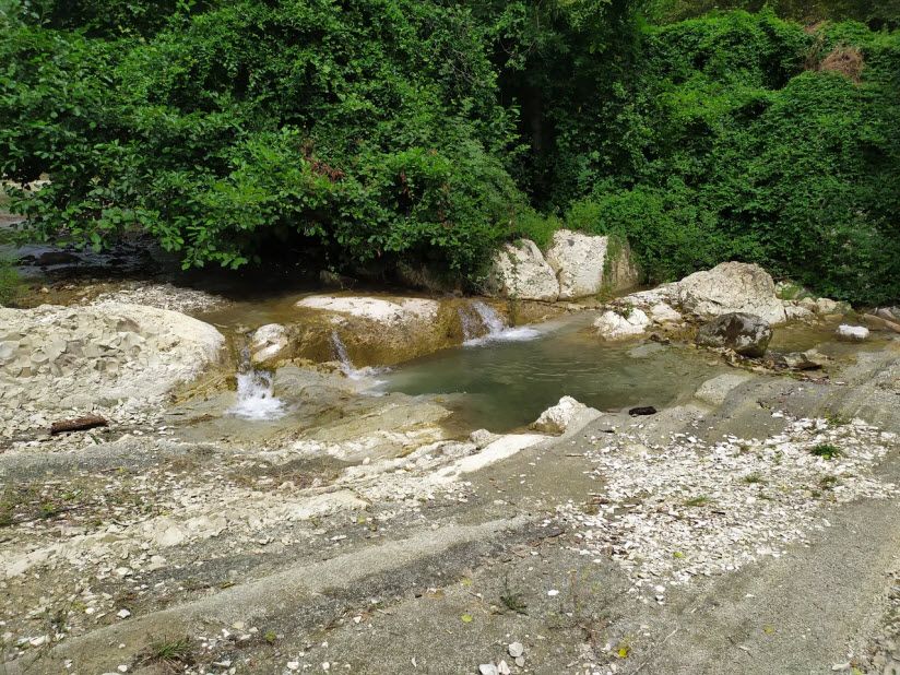 Водопад в селе Прасковеевка