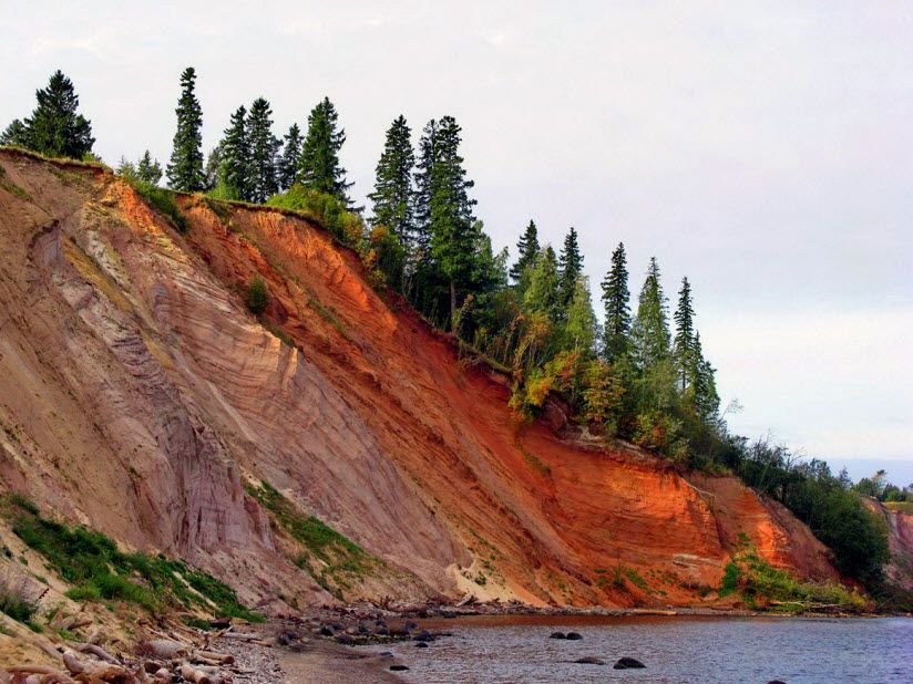 Андомский геологический разрез