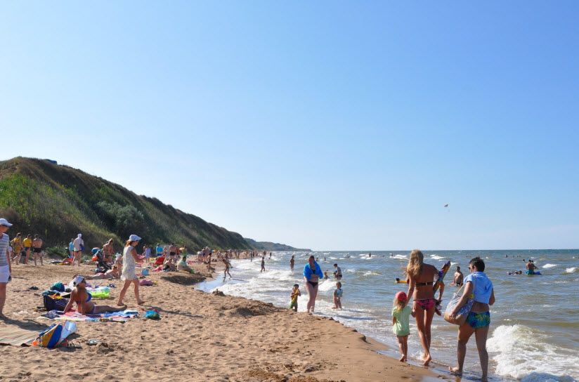 Центральный пляж «Песчаная россыпь»