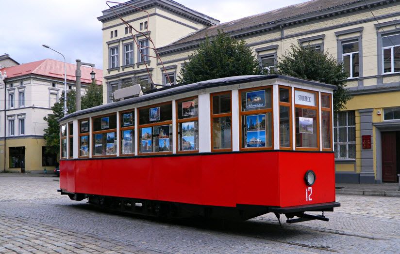 Памятник трамваю