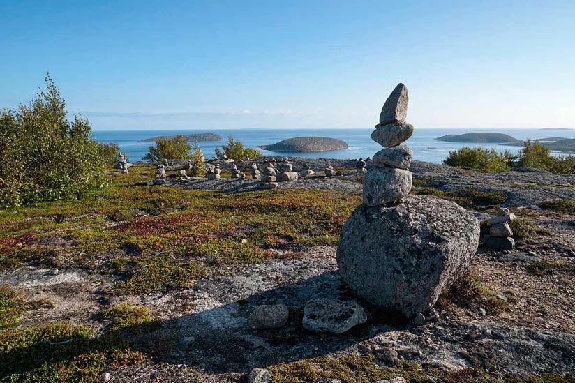 Сейды саамов на островах Кузова