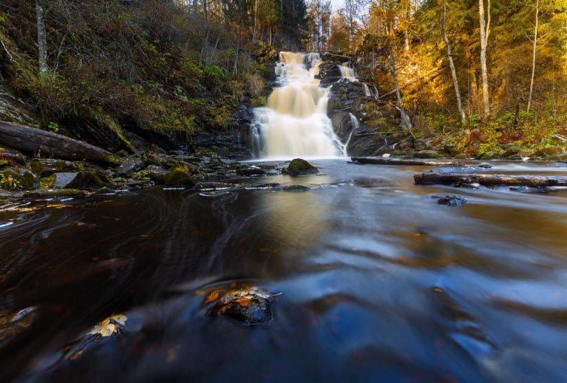 Водопад «Белые мосты»
