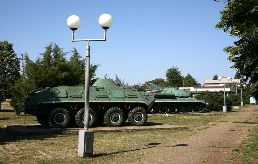 Музей военной техники в станице Кавказская
