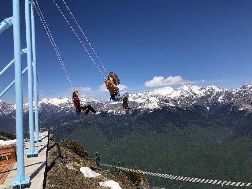 Аттракцион «Качели над облаками»