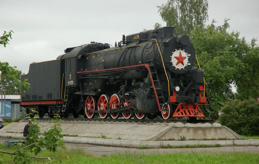 Паровоз-памятник