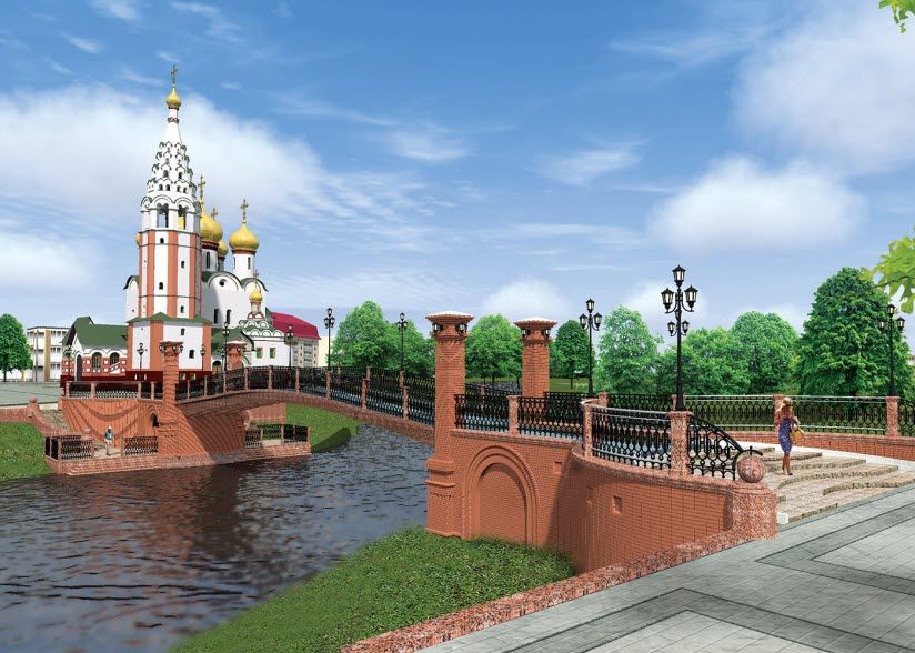 Пешеходный мост героев