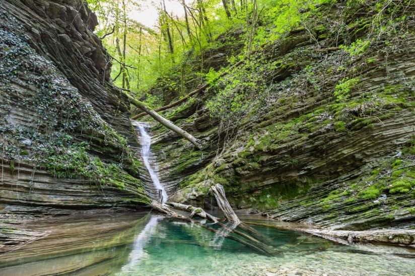 Водопады Капустный и Зеленый