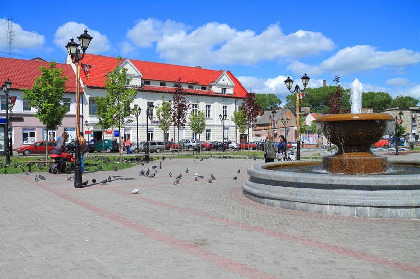 Фонтан на площади Победы