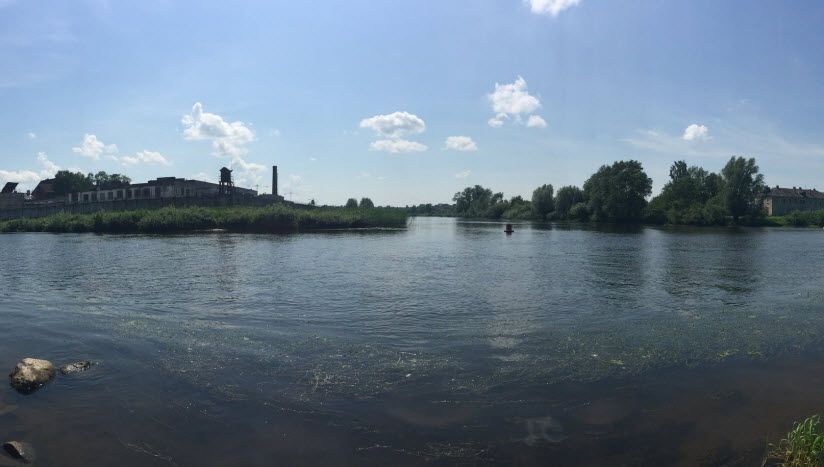 Место слияния рек Преголя и Дейма