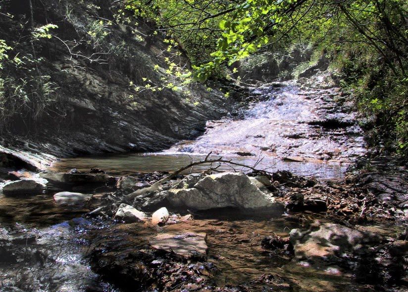 Водопад Луначарский второй