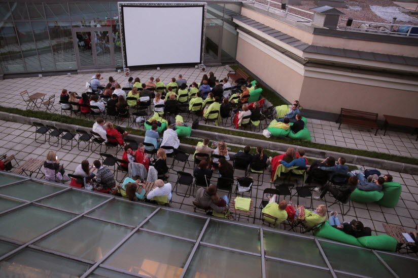 Крыша Новой сцены Александринского театра