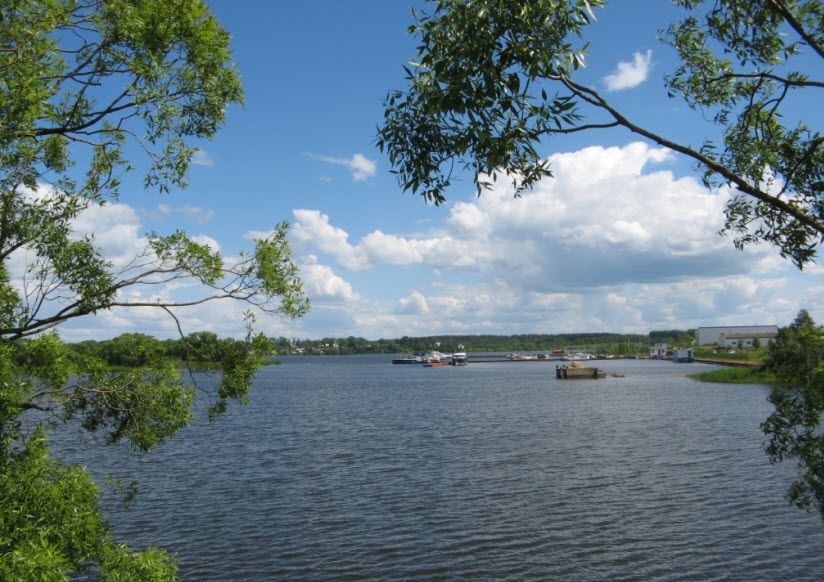 Слияние рек Волга, Пуда и Жабня