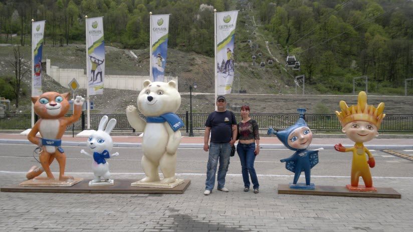 Арт-объект «Олимпийские талисманы»