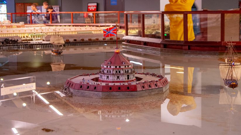 Музей-макет фортов Кронштадта