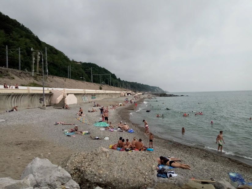 Городской пляж Туапсе