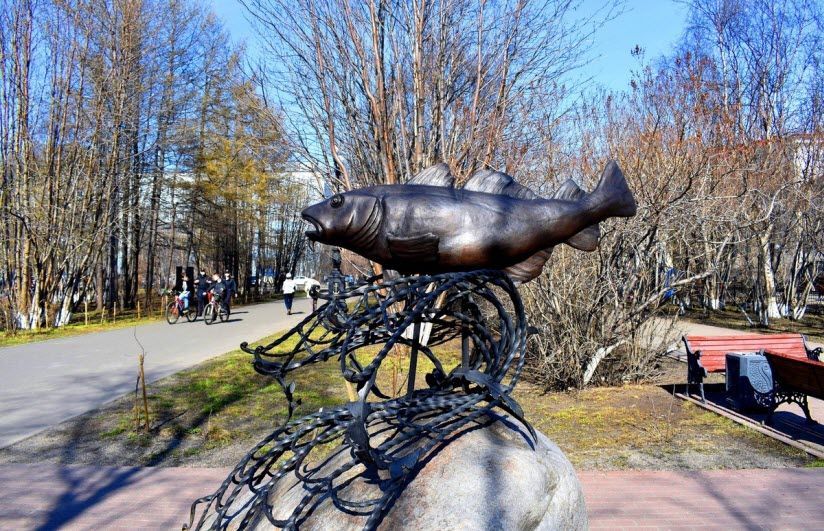 Скульптура «Треска»