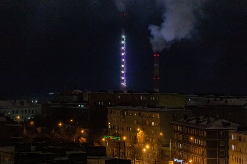 65-метровый градусник