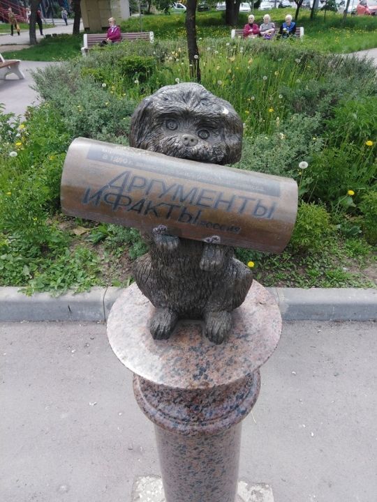 Памятник собачке Аифка