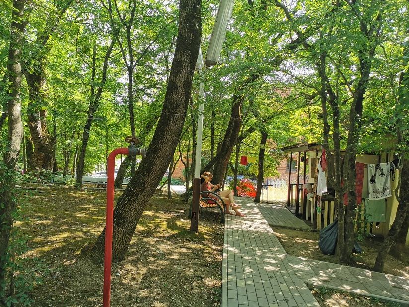 Автокемпинг на первом