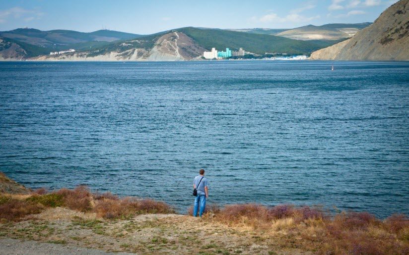 Дикий пляж на Утрише