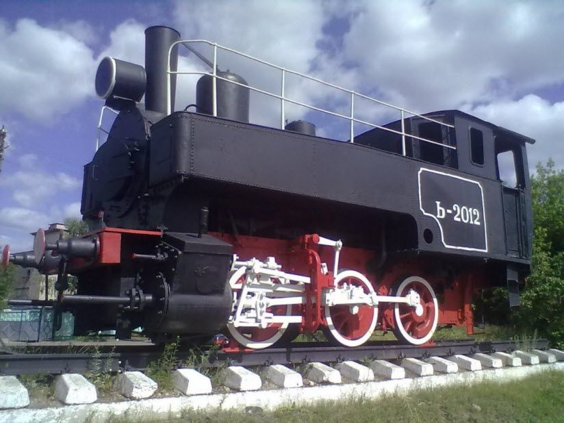 Памятник-паровоз