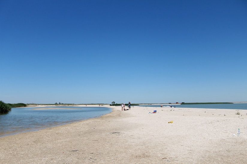 Детский пляж на Ейском лимане