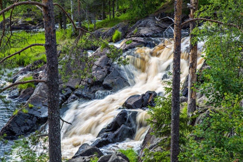 Водопад Ахвенкоски