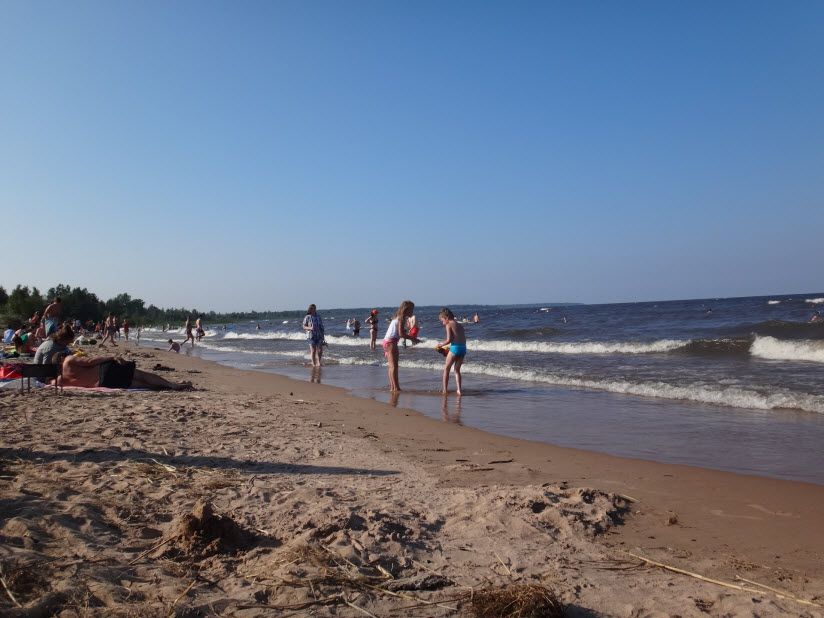 Пляж в Коккорево