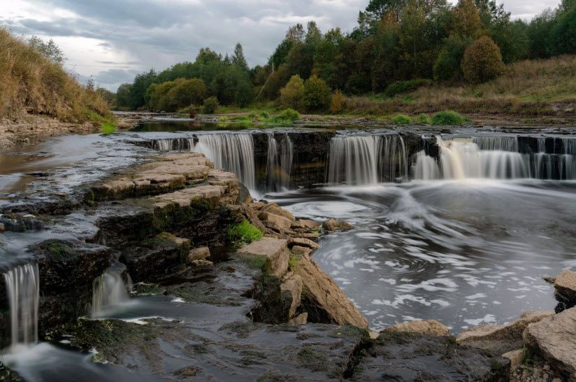 Водопад на реке Тосна