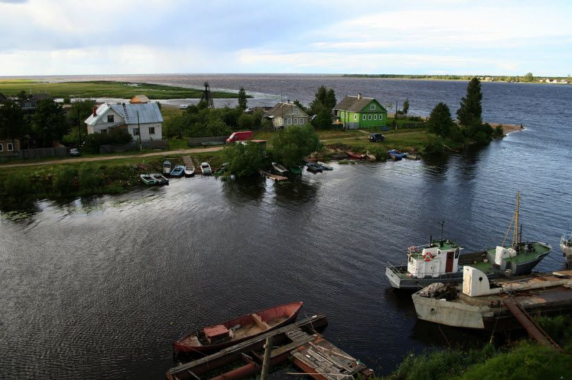 Устье реки Волхов