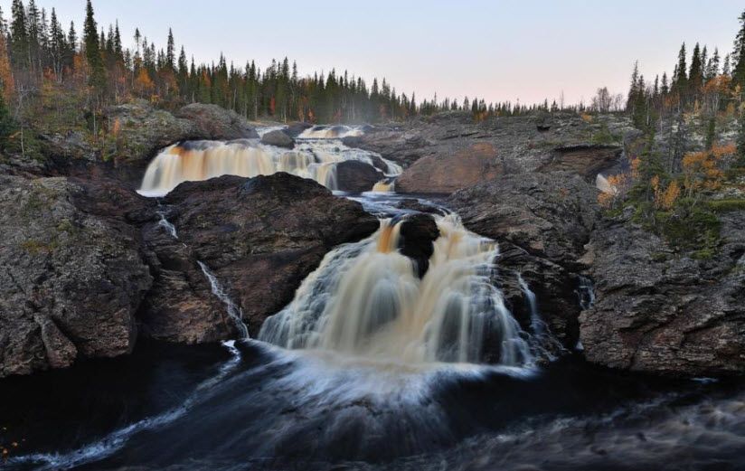 Водопад на реке Чапома
