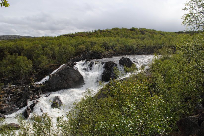 Водопад Мельничный каскад